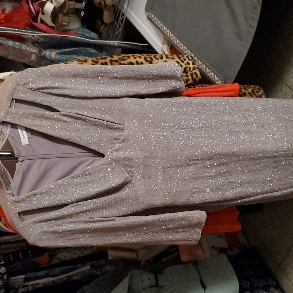 CALVIN KLEIN sparkly evening dress